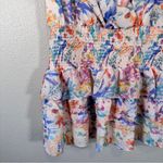 Amanda Uprichard  Nala Tiered Mini Dress Womens L Florence Floral Print Coquette Photo 3