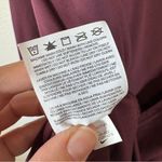 Nike Dri Fit Burgundy Open Back Sweatshirt Women’s L Athletic Cozy Oversized Photo 3