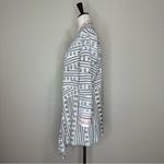 Nic+Zoe Shaded Stripes Drape Open Front Cardigan, Sz Small Photo 4
