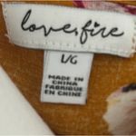 love, Fire Yellow and Pink Floral Wrap Maxi Dress Orange Size L Photo 6