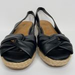 G.H. BASS & Co. Black Wedge Sandals Size 6.5 Photo 1