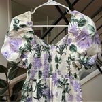 River Island  floral midi dress in light purple size S (US 6) Photo 2