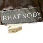 Rhapsody Vintage 90s Black Velvet Satin Mesh Button Corset Goth Witch Vamp Dress Photo 9