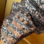 Jill Stuart  Size S Semi sheer mixed pattern stripe & floral ruffle burst sleeve Photo 4