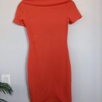 Missy Empire Chest Cutout Bodycon Mini Dress, Small, Orange Photo 3