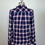 Rails  Hunter Plaid Poplin Shirt in Cobalt/Ruby Photo 6