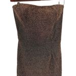 Dress the Population  Dress Gold Sparkle Claire Midi Party NYE Cocktail Small New Photo 5