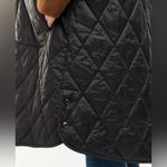 Barbour NWT Size 2X Mickley Plus Quilted Coat Black Brown Corduroy Trim Jacket Photo 4