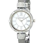 Anne Klein  watch and bracelet set Swarovski crystal mother of pearl NWT Photo 1