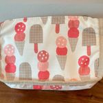 LeSportsac Rare HTF Vintage  IceCream Print Classic Zip Cosmetic Makeup Pouch Bag Photo 2
