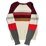 Pink Rose Like New M Medium Women’s Cozy Comfy Striped Scoop Neck Sweater Pullover Autumn Fall Photo 1