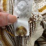 House of Harlow 1960 Crop Cardigan Sweater Metallic Small Photo 9