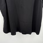 Nic+Zoe  Easy Keyhole Top Size 3X NWT Blouse Black Plus Curvy Office Work Basic Photo 6