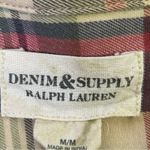 Denim & Supply Ralph Lauren Ralph Lauren Denim Supply Large Plaid Button Down Flannel Shirt Long Sleeve Med Photo 4