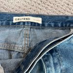 GRLFRND x Maggie MacDonald Leigh Mid Rise Trousers in Legacy Park Blue size 29 Photo 4