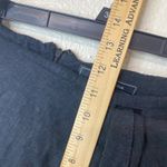 BCBGMAXAZRIA Black Linen Blend Wrap Culotte Cropped Pants XS Photo 8