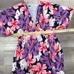 Women’s boutique floral boho split thigh maxi dress size XL Pink Photo 9