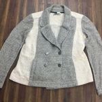 Anthropologie Saturday Sunday Black/Cream Marled Knit Blazer Photo 0