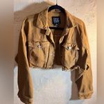 BDG  Women's Tan Cropped Jacket Urban Outfitters cropped utility oversized Small Photo 5