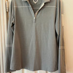 FootJoy  Pullover Women Large FJ Grey Golf Shirt Top Active Wear Athleisure Light Photo 0