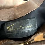 Foley and Corinna Leather Shoulder Bag Brown Gold Turnkey Boho Photo 8