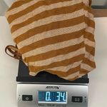 Sage Striped mustard and White Women's tank Top size medium Photo 5