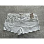 Madewell  $78 Low Rise Boyfriend Shorts in White Size 33 NS121 Photo 3