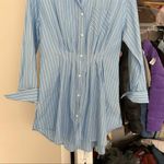 AKNVAS Susanne Striped Poplin Button Photo 3