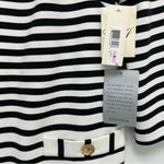 Eliza J  Black White Striped Dress Stripes Nautical Shift Pockets Chic Size 6 Photo 6