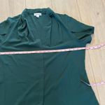 Calvin Klein  Women’s Hunter Green Tulip Sleeve Blouse Sz XL Photo 5