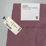 Aeropostale  NWT Size S Ultra High Rise Athletic Wear Ribbed Ankle Leggings Pants Photo 5