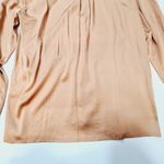 Camila Coelho Jill Button Down Shirt in Soft Gold Small Photo 11