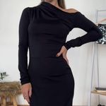 ZARA maxi dress one shoulder fitted long evening coctail formal Photo 3