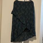 Lost + Wander Elegant Blue Wrap Skirt Photo 2