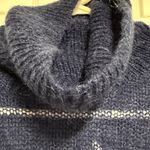 Gretchen Scott Designs Navy Knit Poncho Blue Size undefined Photo 1