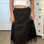 XScape Black midi skirt with tulle underlay #gothfashion Photo 1