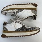 Madewell MWL Size 7.5 Kickoff Trainer Sneaker Leather Calf Hair Lace Up Shoes Photo 2