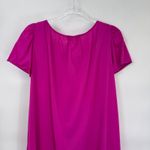 Vintage Miss Elaine Nightgown Short Sleeve Sleep Dress Pink Nylon Large Photo 6