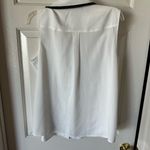 Karl Lagerfeld  Paris white button down sleeveless top Photo 2