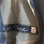 We The Free Free People Sunkissed Denim Short Overalls Zip Front Jean Shortalls NEW Size 4 Photo 4