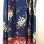 Anthropologie Miami Floral Print Cutout Collared Choker Sleeveless Mini Flowy Dress Photo 5