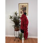 Gritty Soul Women Hoodie Top L Long Sleeve Full Zipper Y2K Whimsigoth Red Groovy Size L Photo 2