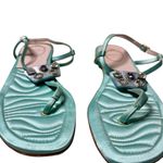 Emilio Pucci  Silk and Crystal Embellished Sandals Size 38 7.5 Photo 1