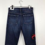 ZARA NWT  embroidered cigarette jeans‎ Photo 5