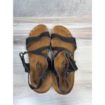 Naot Women's Pamela EU 41 L10 Black Leather Adjustable Slingback Buckle Sandals Size 10 Photo 2