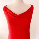 Eileen Fisher  Cowl Neck K/L Dress Firefly Orange | Small Photo 2