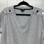 Jones New York  Womens Workwear Discreet Elegant Feminine Neutral Top Size Medium Photo 2