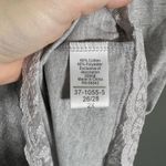 Woman Within Gray Lace Trim Cottage Boho Top - 26/28 (2X) - Women's Plus Size Photo 4