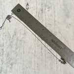 Fossil  dainty small disc silver tone necklace Photo 5