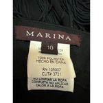 Marina Black Sequin Sleeveless Deep V Photo 3